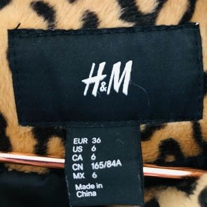 H&M Cheetah Print Coat